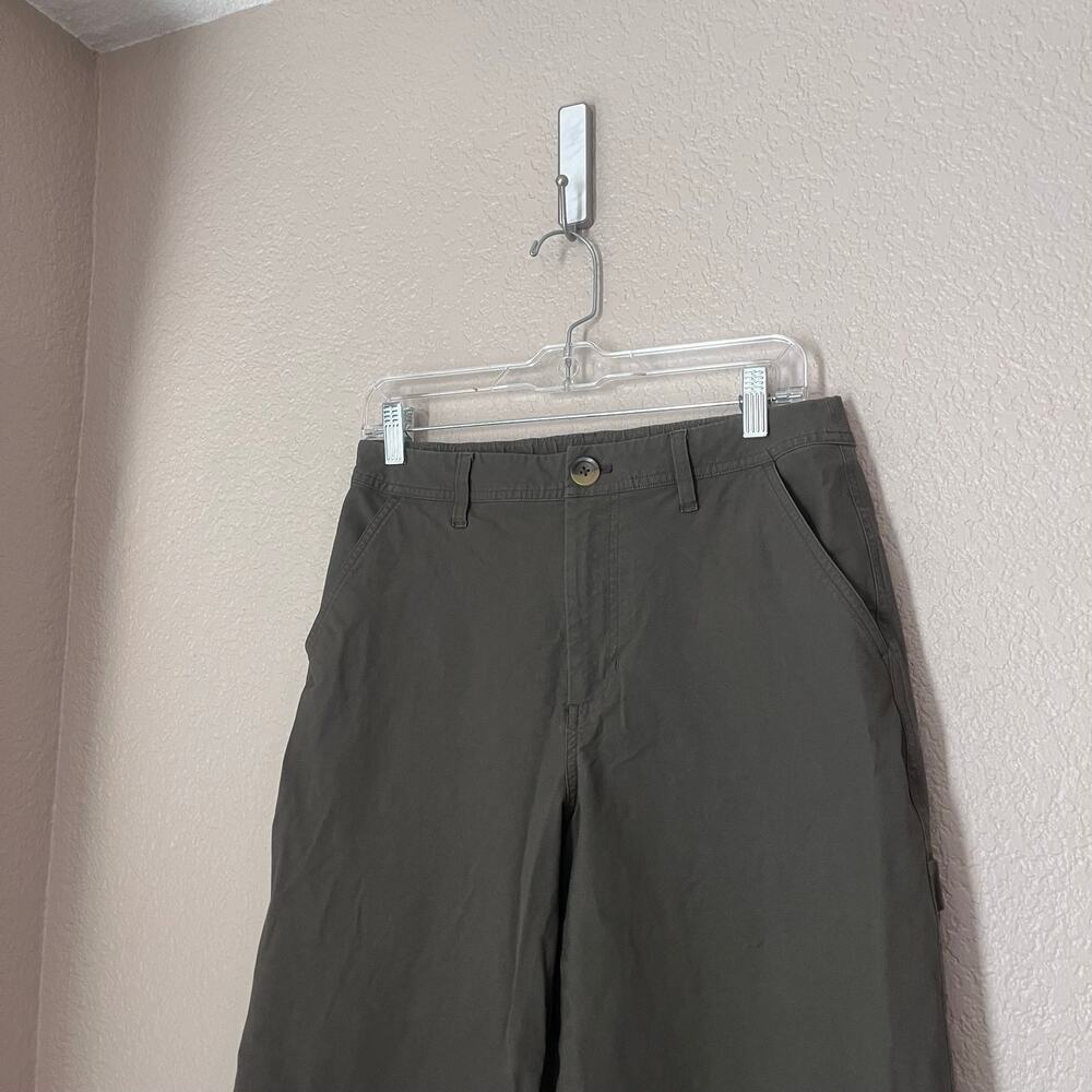 Vuori Women’s Getaway Cargo Wide Leg Pant Stretch Medium Olive Green Army Active - Picture 3 of 8